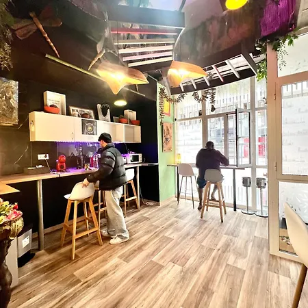 Hostel Pepper-gold -step-free Entrance -car- Free Space-no Nois-3 Minutes From Port -bed 8 Guest 55 M2 And 8 Guest 65 M2 Αλικάντε